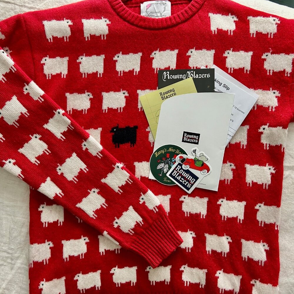 Diana Black Sheep Sweater from Rowing Blazers